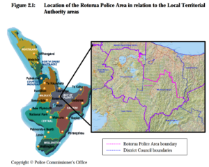 Rotorua Police Boundaries